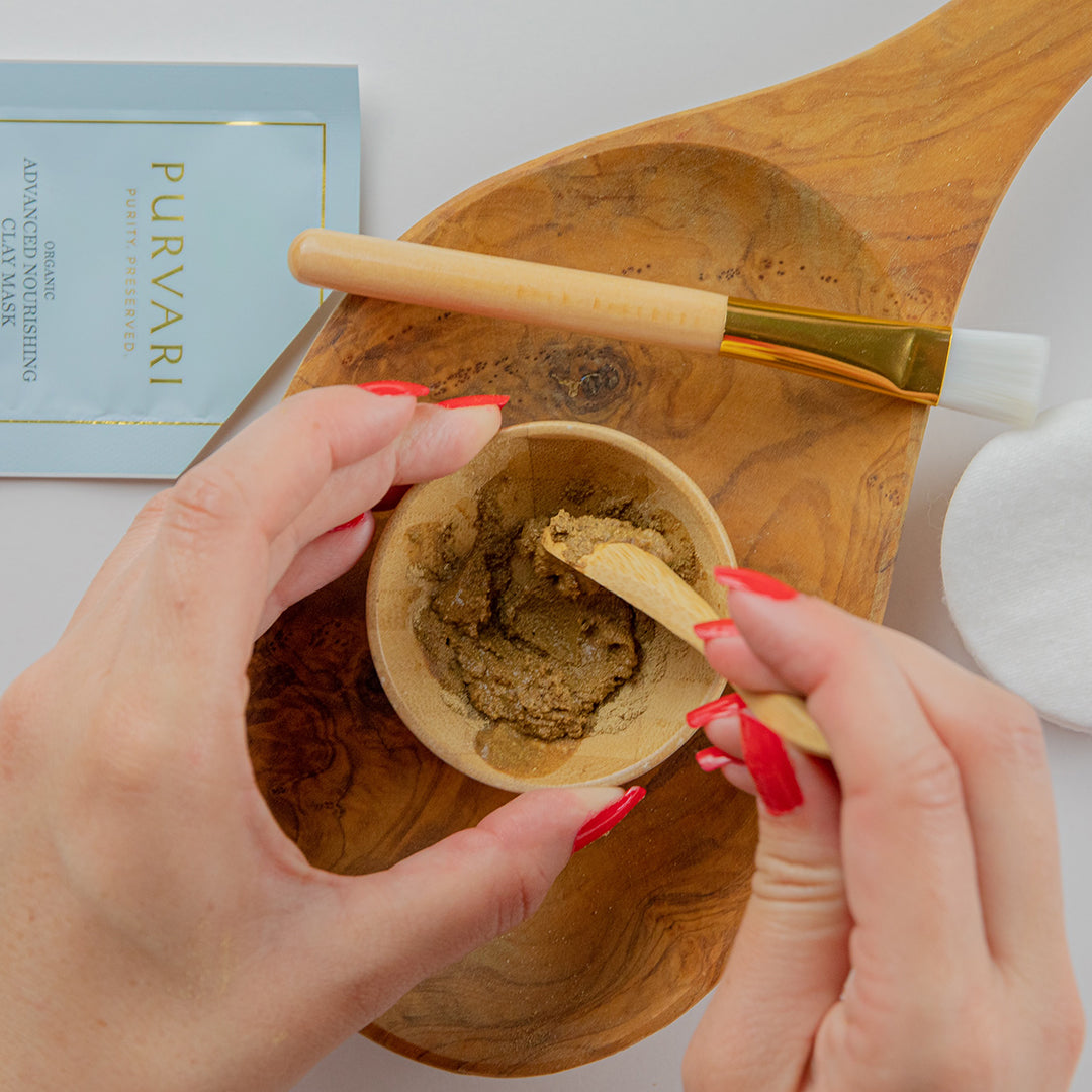 Natural clay mask